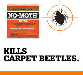 Reefer-Galler NO MOTH refill pack of six on shelf
