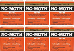 Reefer-Galler NO MOTH Closet Hanger Refills packaging for scent-free pest protection