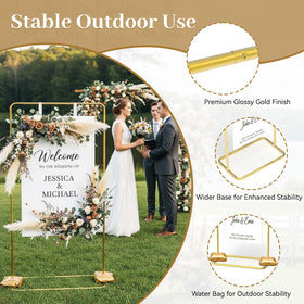 Leather straps in four colors secure signs up to 1 cm thick.
