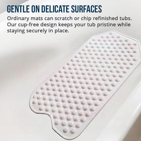 Durable rubber mat by Refinished Bath Solutions for everyday bathroom use.