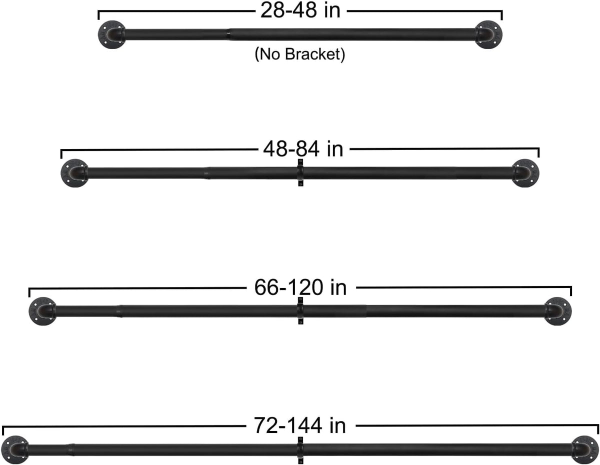 Refrze two-pack curtain rods suit bedrooms and outdoor spaces