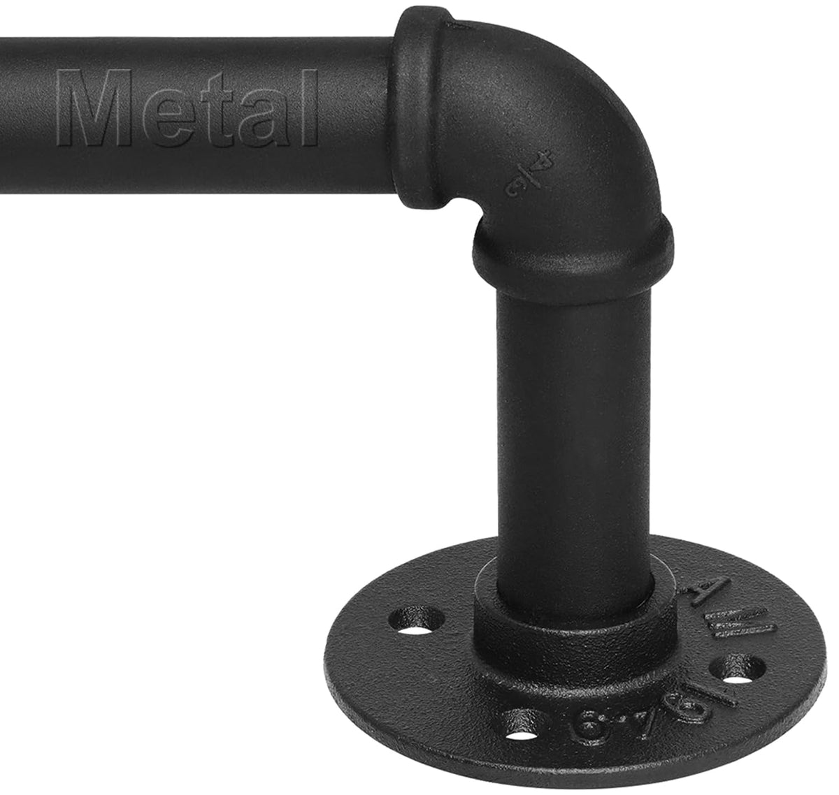 Refrze curtain rod wrap-around ends improve privacy and block side light.