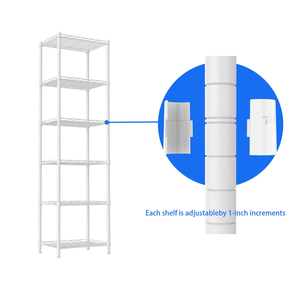 REGILLER 16-8 by 11-7 inch shelf depth optimizes storage.