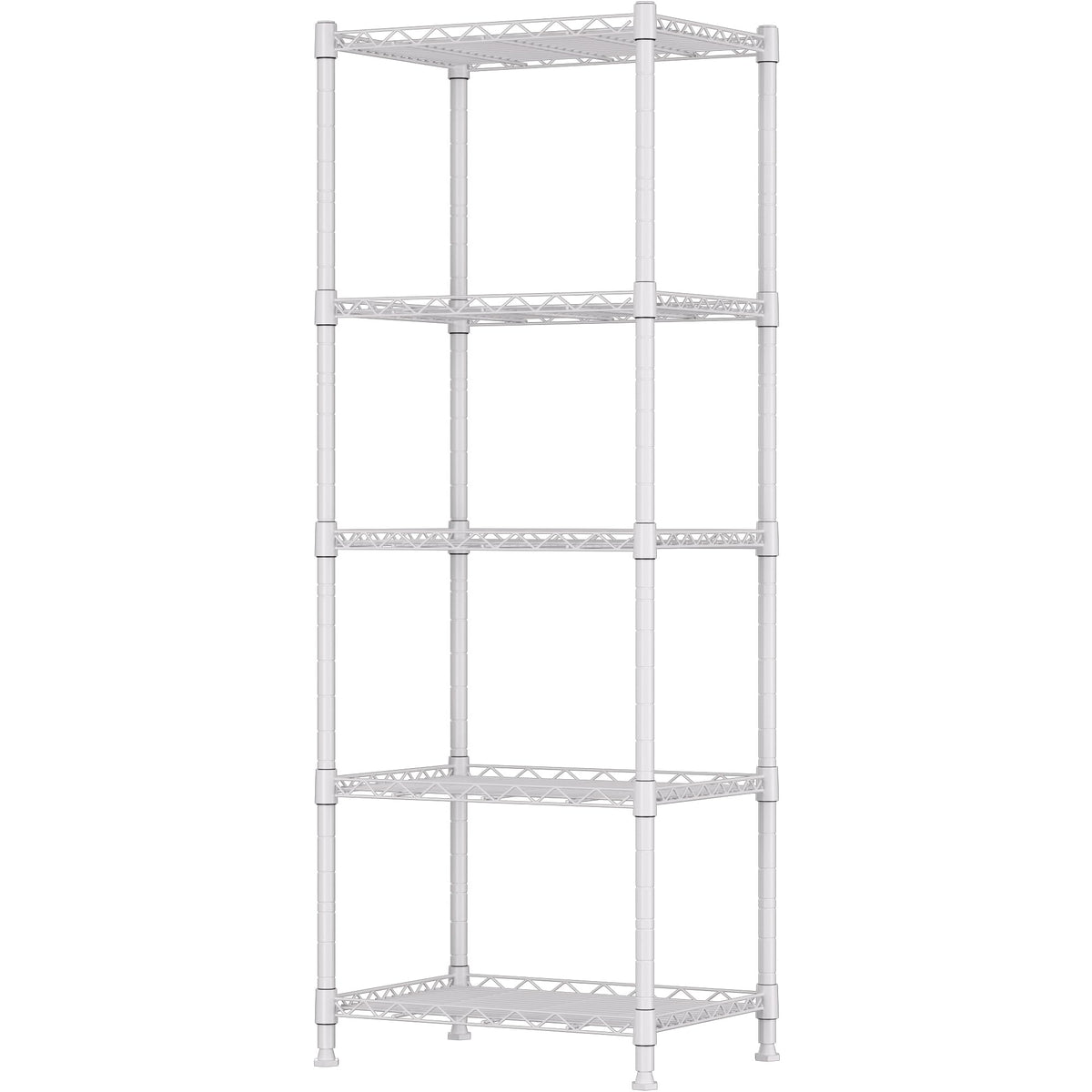 REGILLER 5-Wire Shelving Unit assembly view for quick setup and organized storage