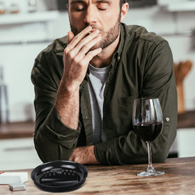 Reginary portable ashtray is convenient for picnics, bars, and events.