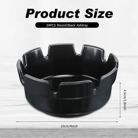 Reginary ashtray stackable round design saves space