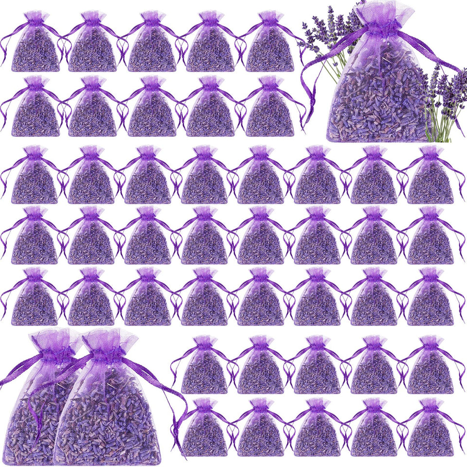 Reginary lavender sachets in a drawer delivering fresh, long-lasting aroma for clothing.