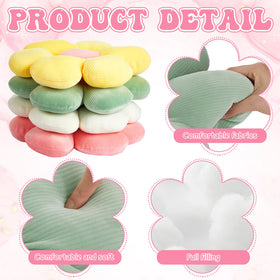 Reginary plush floor cushion multi-color displays durable, skin-friendly comfort for daily use.
