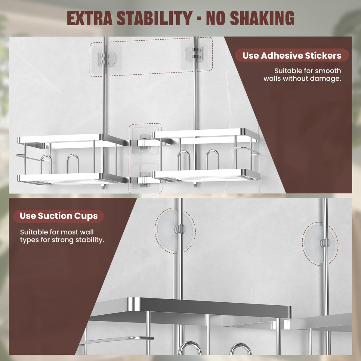 Reinhardt anti-swing design reduces movement for stable storage