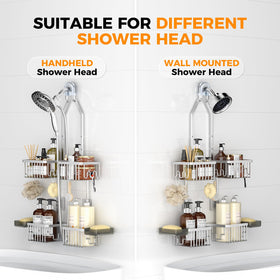 REINHARDT dual-stabilization with suction cups or stickers secures on smooth surfaces.