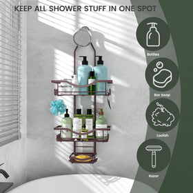 REINHARDT Anti-slip installation for secure shower head fit