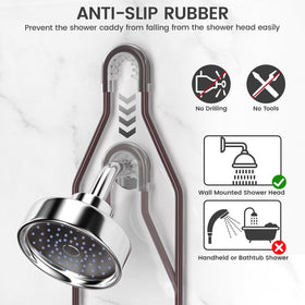 REINHARDT Large capacity storage holds bath products neatly