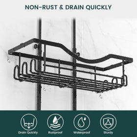 REINHARDT Rustproof materials resist moisture for durability.