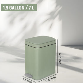 rejomiik retro design trash can adds style to any room.