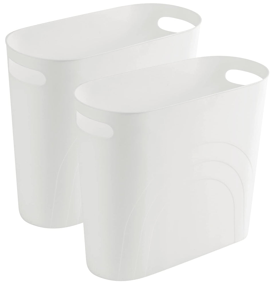 rejomiik small trash can compact under-sink space for clutter-free storage.