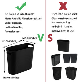 rejomiik small trash can compact kitchen counter for quick disposal