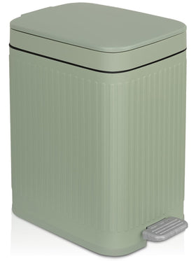 Rejomiik small trash can with dual-action lid for easy waste disposal