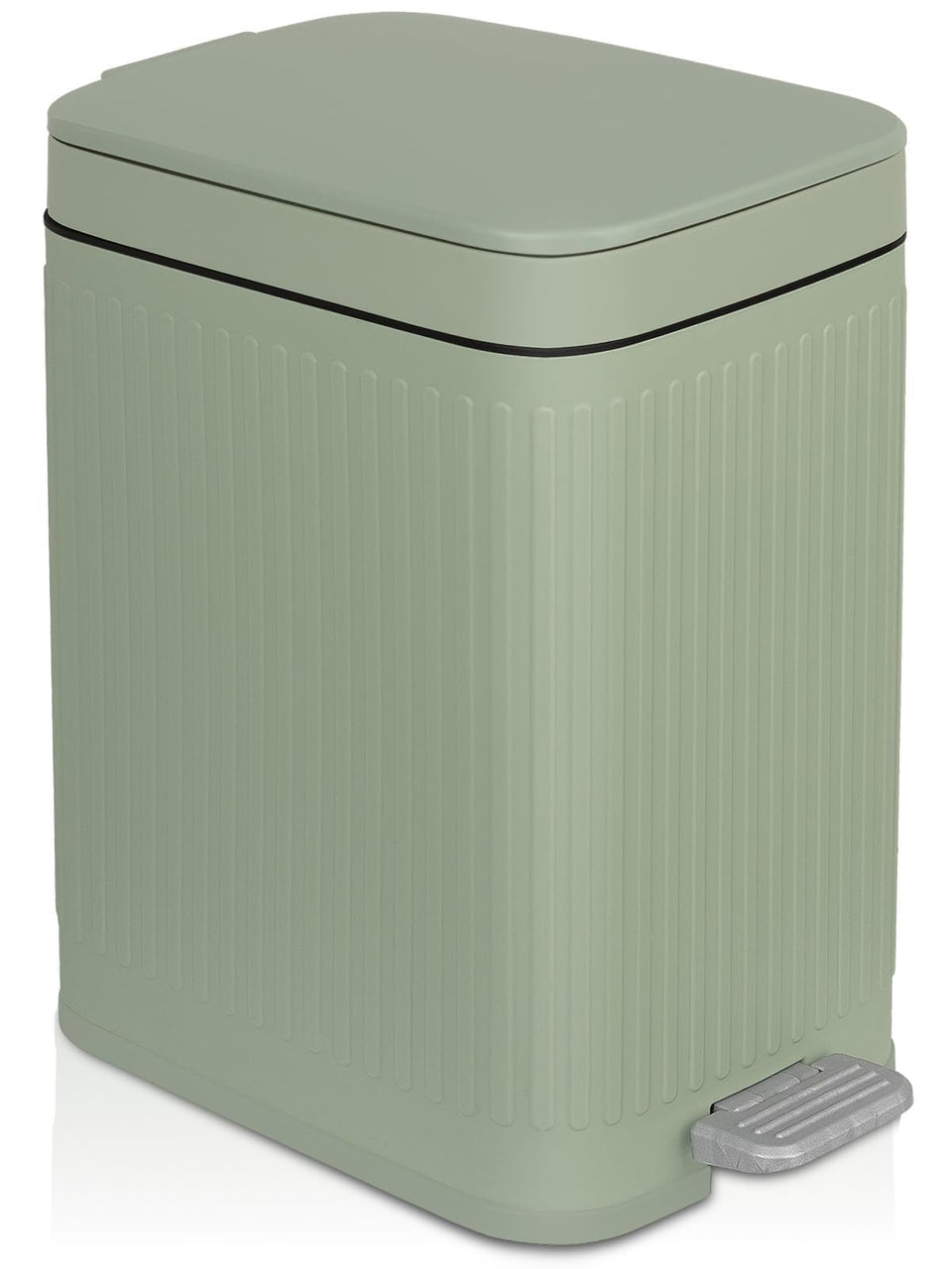 Rejomiik small trash can with dual-action lid for easy waste disposal