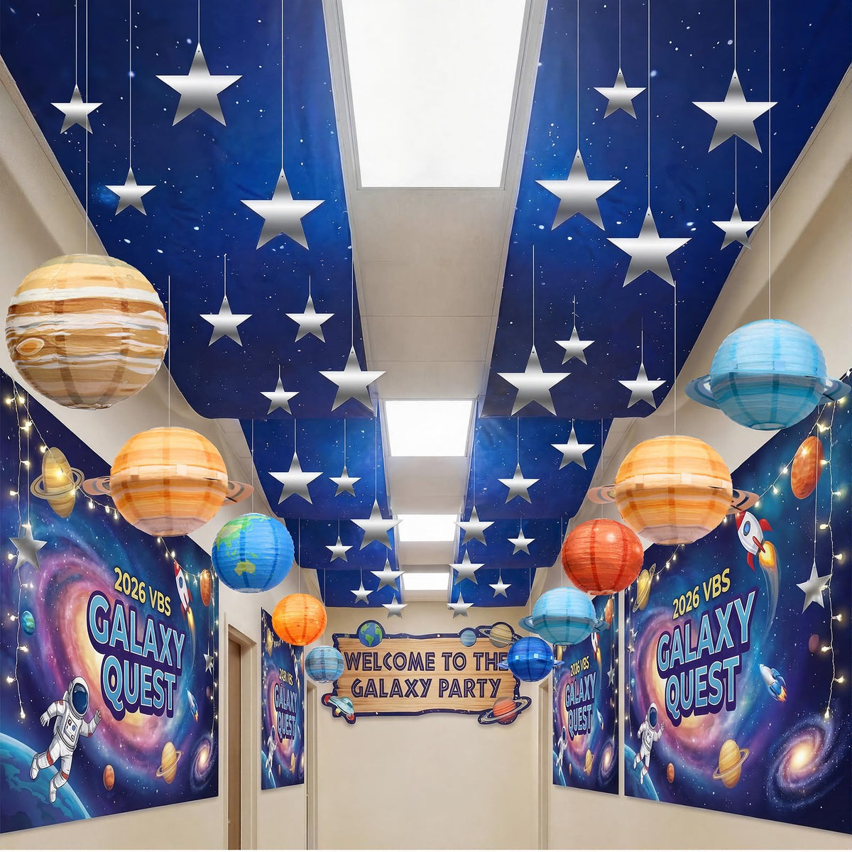 Relaxgiant galaxy backdrop enhances the classroom with immersive space themes.