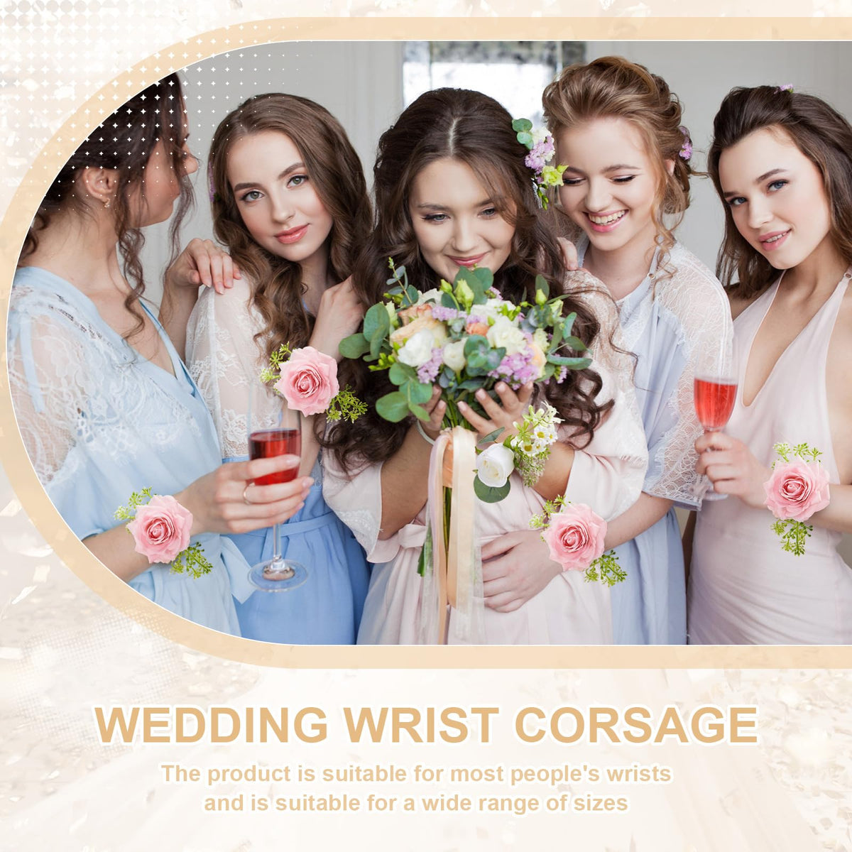 Relaxgiant corsage bands pair with your chosen flowers for DIY charm