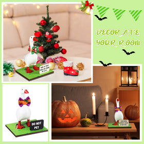 Relaxweex housewarming gift goose decor brings personality to a new apartment.