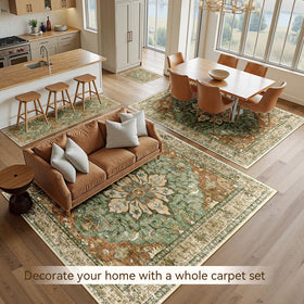 RELEANY soft pile rug provides cozy underfoot comfort in living areas