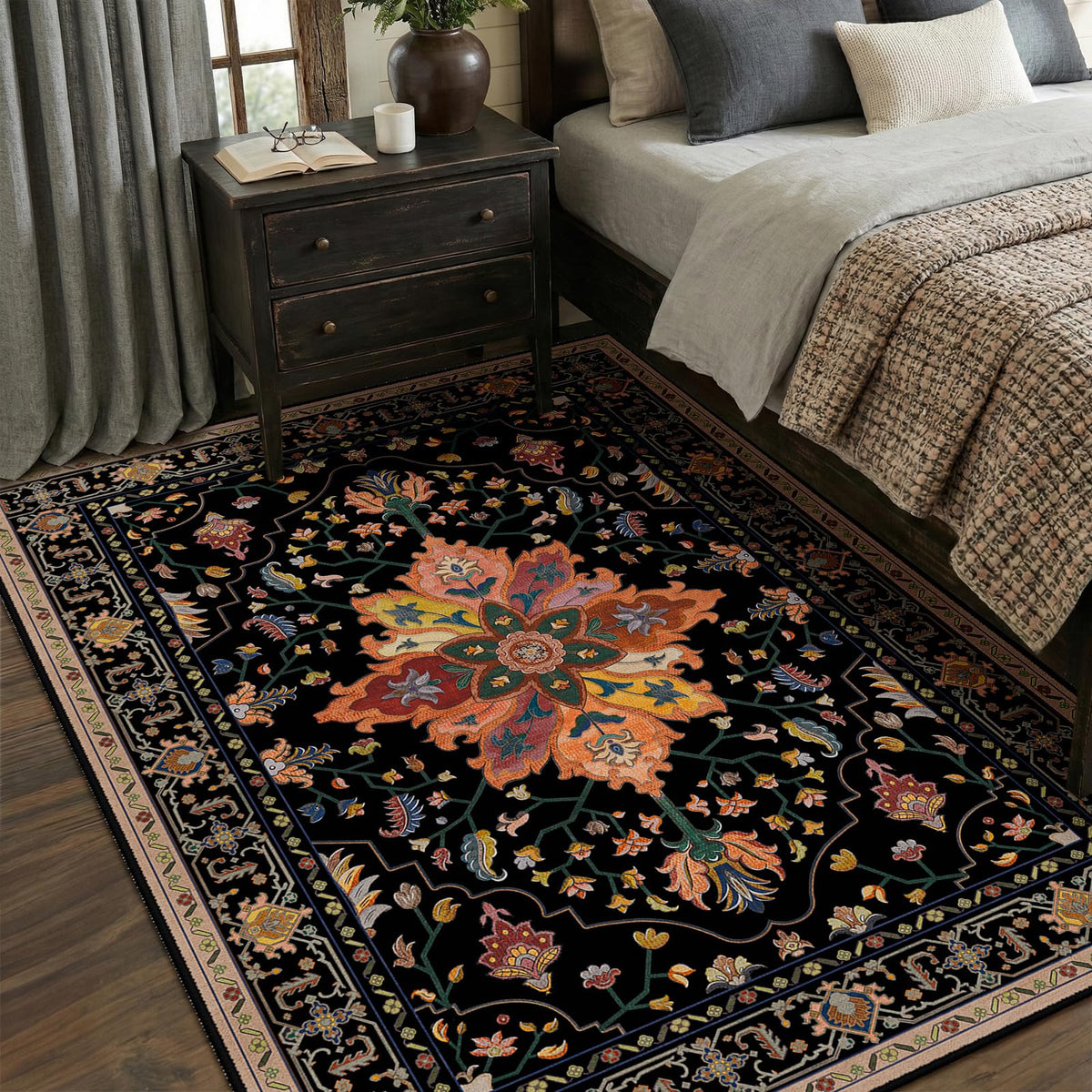RELEANY washable rug feature enables easy cleaning after spills.