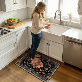RELEANY low-pile rug feels soft and foot-friendly