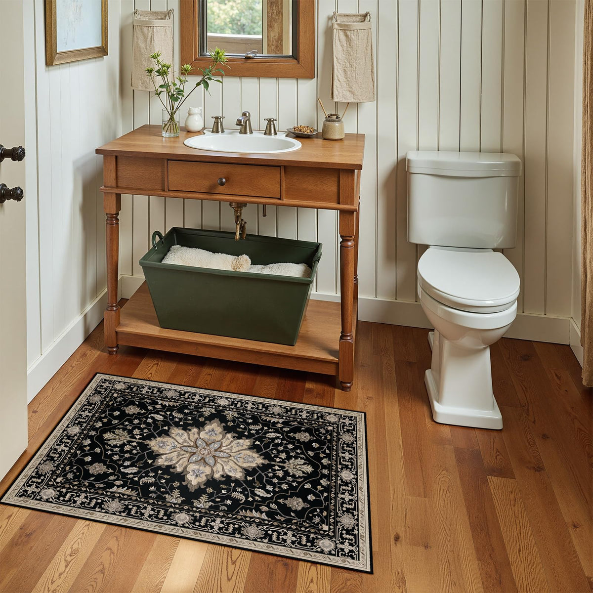 RELEANY kitchen-bath mat suitable for busy entryways and bathrooms.