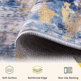 RELEANY low-pile texture provides a smooth, comfortable surface for walking barefoot.