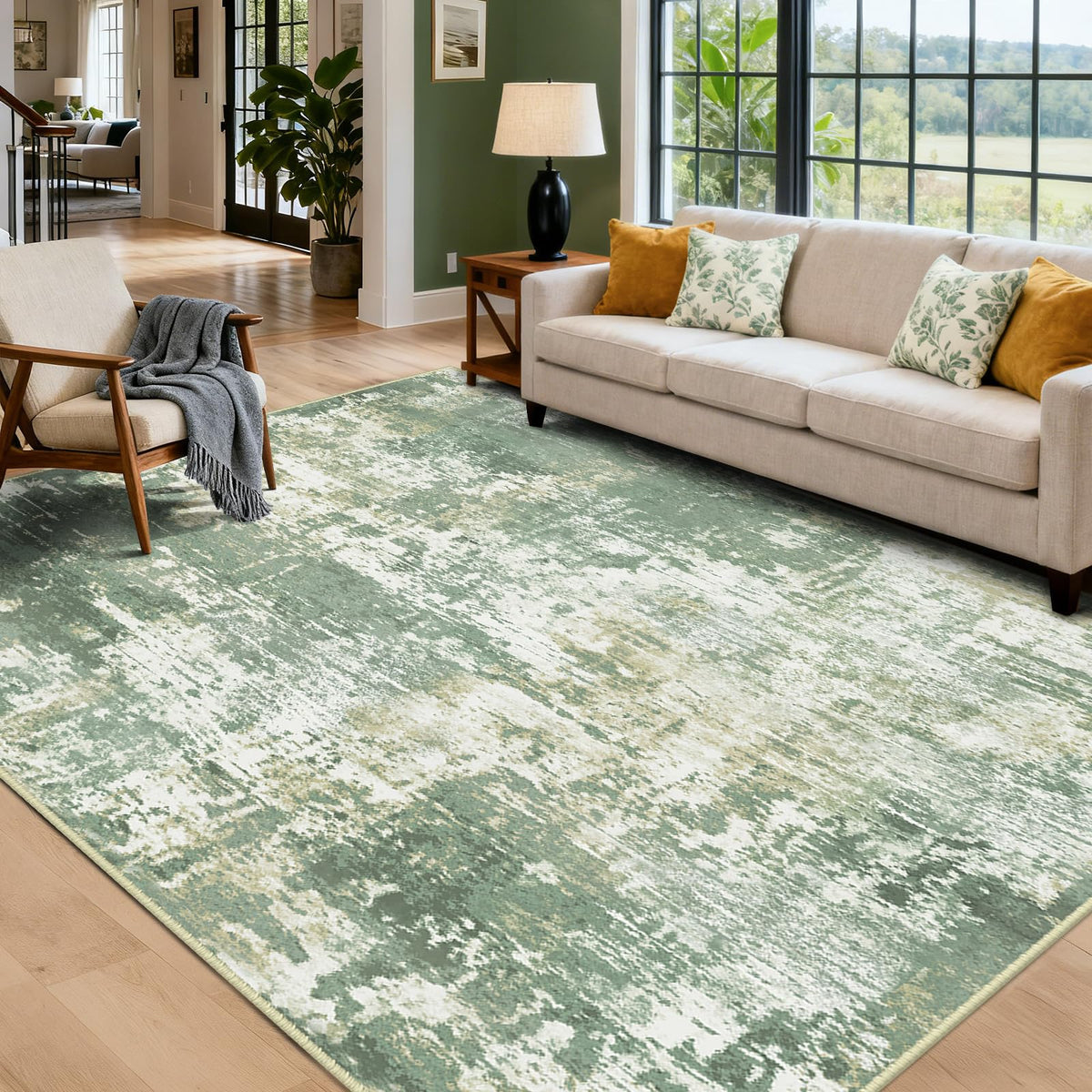 RELEANY low-pile design provides even footing and easy movement.