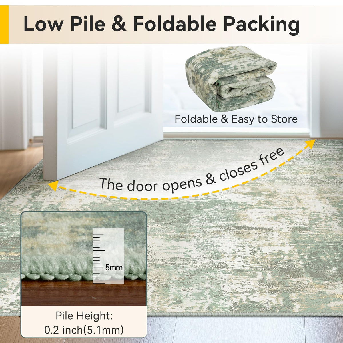 RELEANY machine-washable feature allows quick refresh in busy homes.