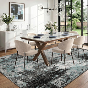 RELEANY non-slip backing detail ensures secure placement on busy floors.