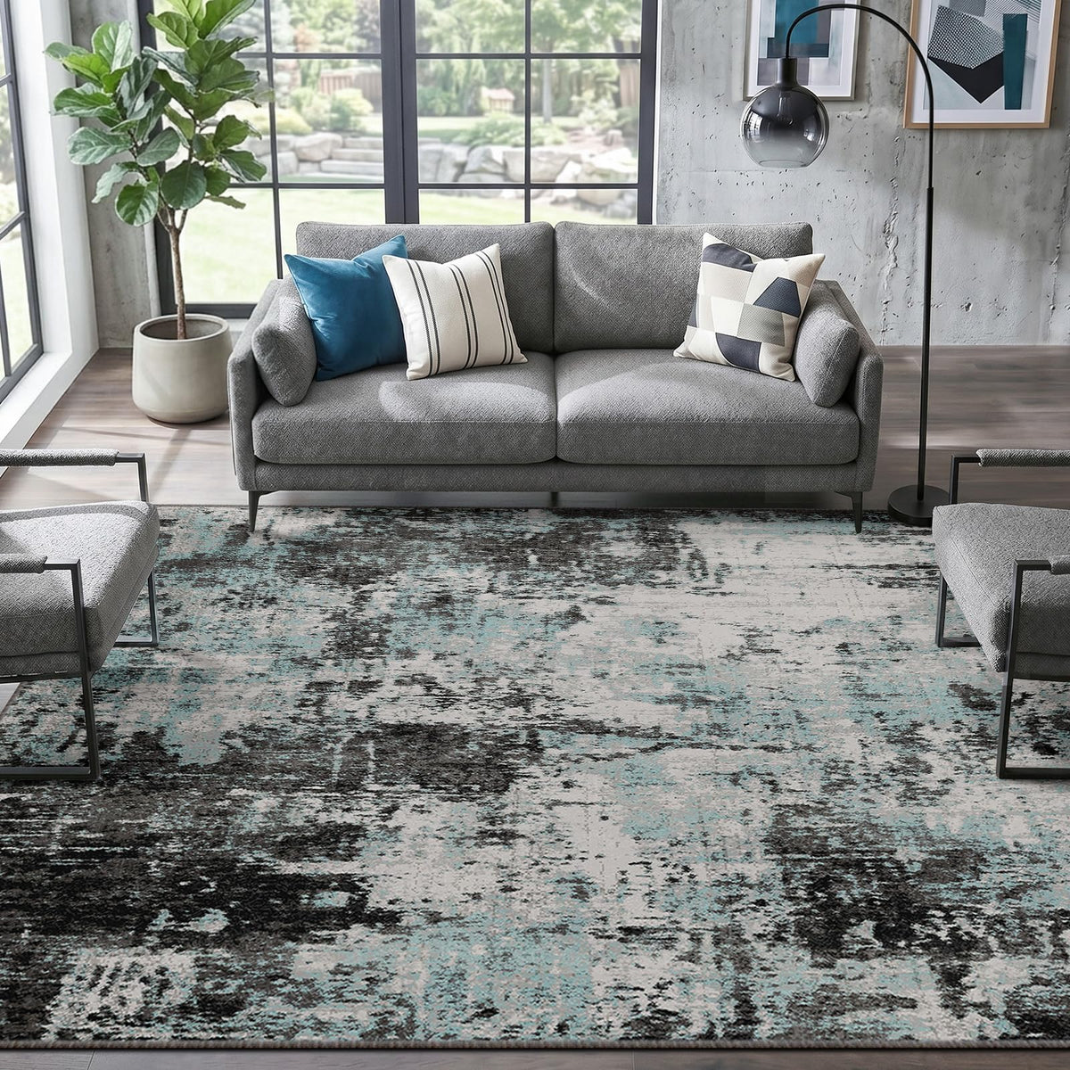 RELEANY thin design fits behind doors and under furniture.