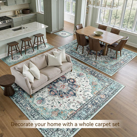 RELEANY low-pile rug feels soft underfoot for daily comfort