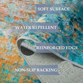 Soft low pile with silk like luster by RELEANY feels luxurious underfoot