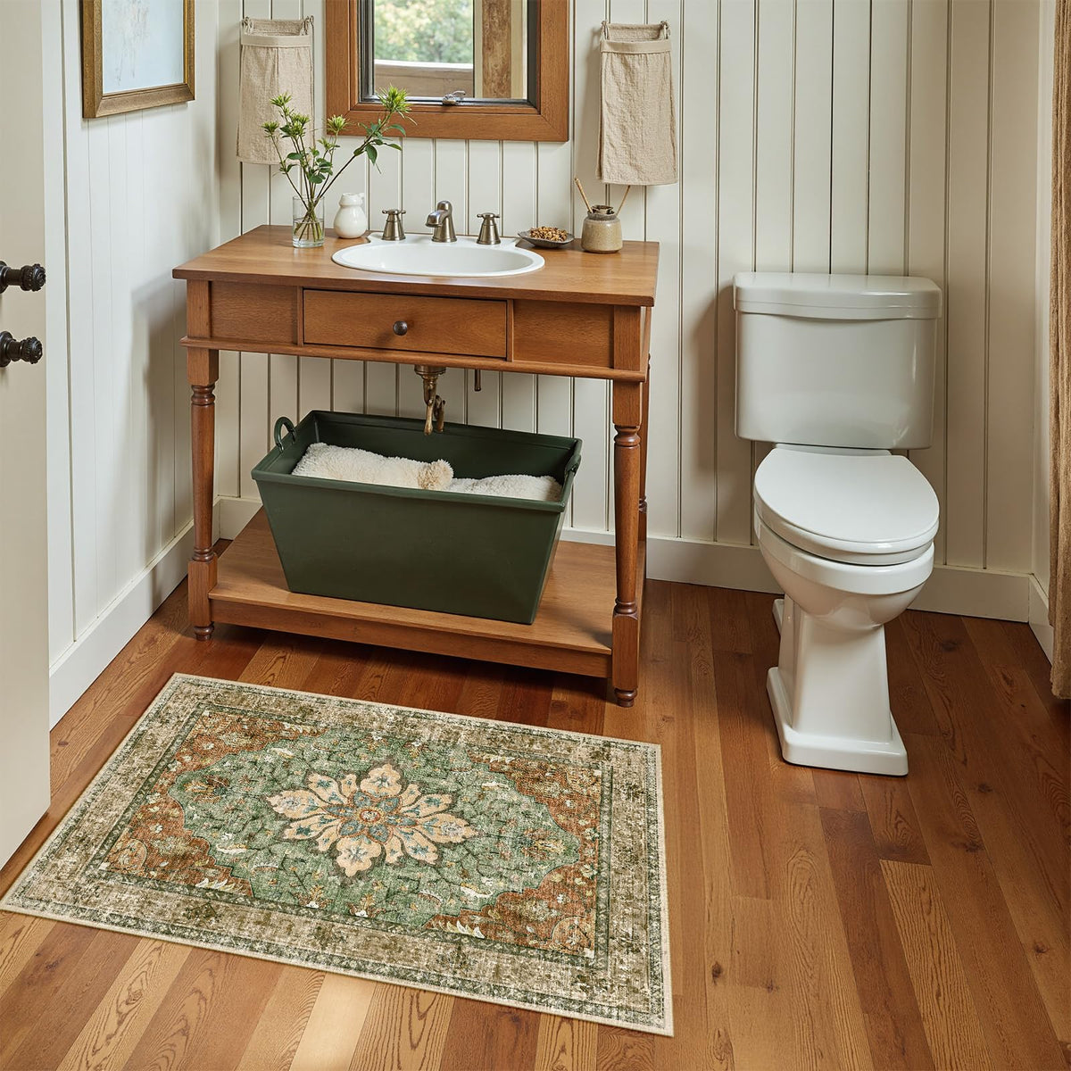 RELEANY sunflower-series floral pattern brings vintage charm to any room.