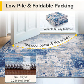 RELEANY Thin design fits behind doors and under furniture for versatile placement