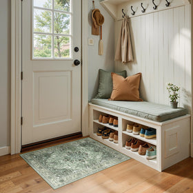 RELEANY thin design fits behind doors and under furniture