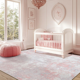 RELEANY Tides Series non-slip backing keeps rug in place on busy floors