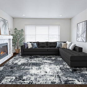 RELEANY 8x10 area rug suits living rooms, bedrooms, and entryways