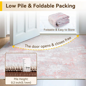 Versatile rug suits living rooms, bedrooms, entryways and more