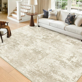 RELEANY washable area rug 5x7 with machine washability and soft touch.
