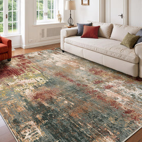 RELEANY colorways include brown rust red green blue for versatile decor