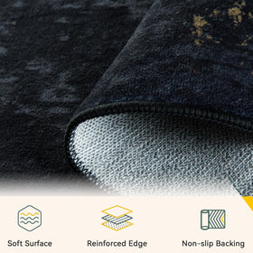 RELEANY low-pile texture provides a smooth surface suitable for barefoot steps.