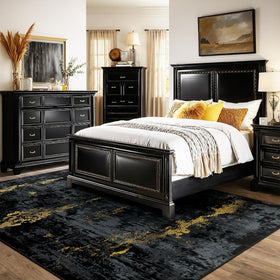RELEANY rug with non-slip backing ensures secure placement on entryways and high-traffic floors.