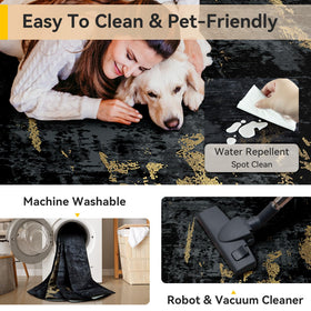 RELEANY water-repellent surface helps spills bead for quick cleanups.