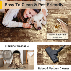 RELEANY water-repellent surface for easy spill cleanup