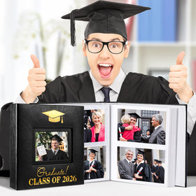 ReliThick faux leather cover provides durable protection for photos