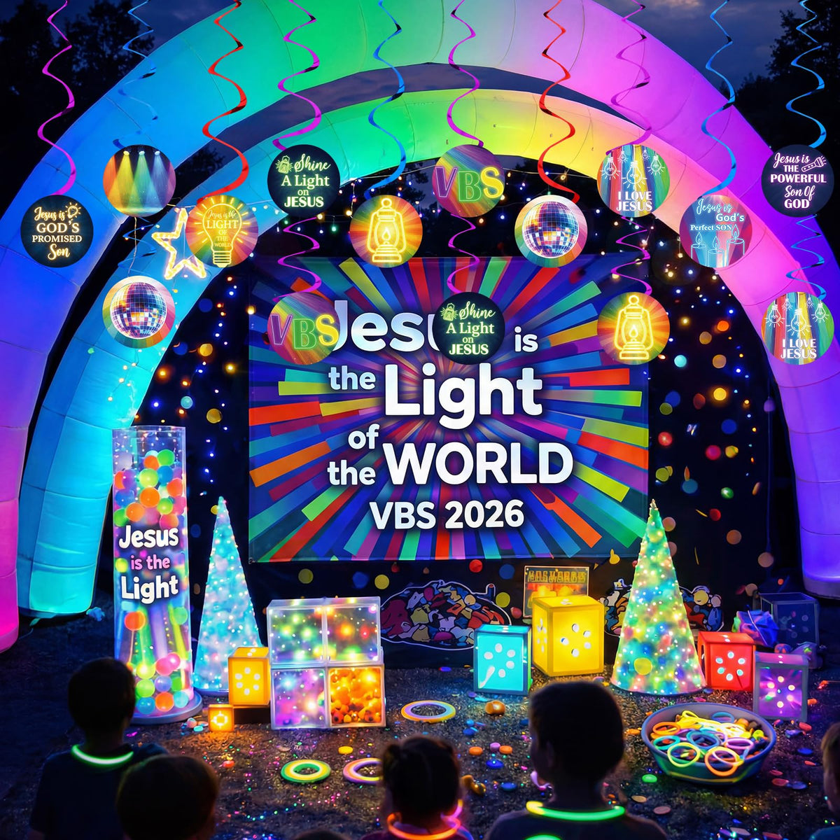ReliThick VBS 2026 swirl cards are 5.91 inches wide for flexible setup
